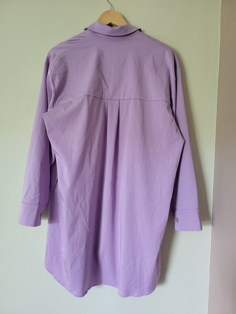 NWT Smash + Tess Diversion Oversized Tencel Long Sleeve Shirt Dress Size Large - Picture 3 of 7